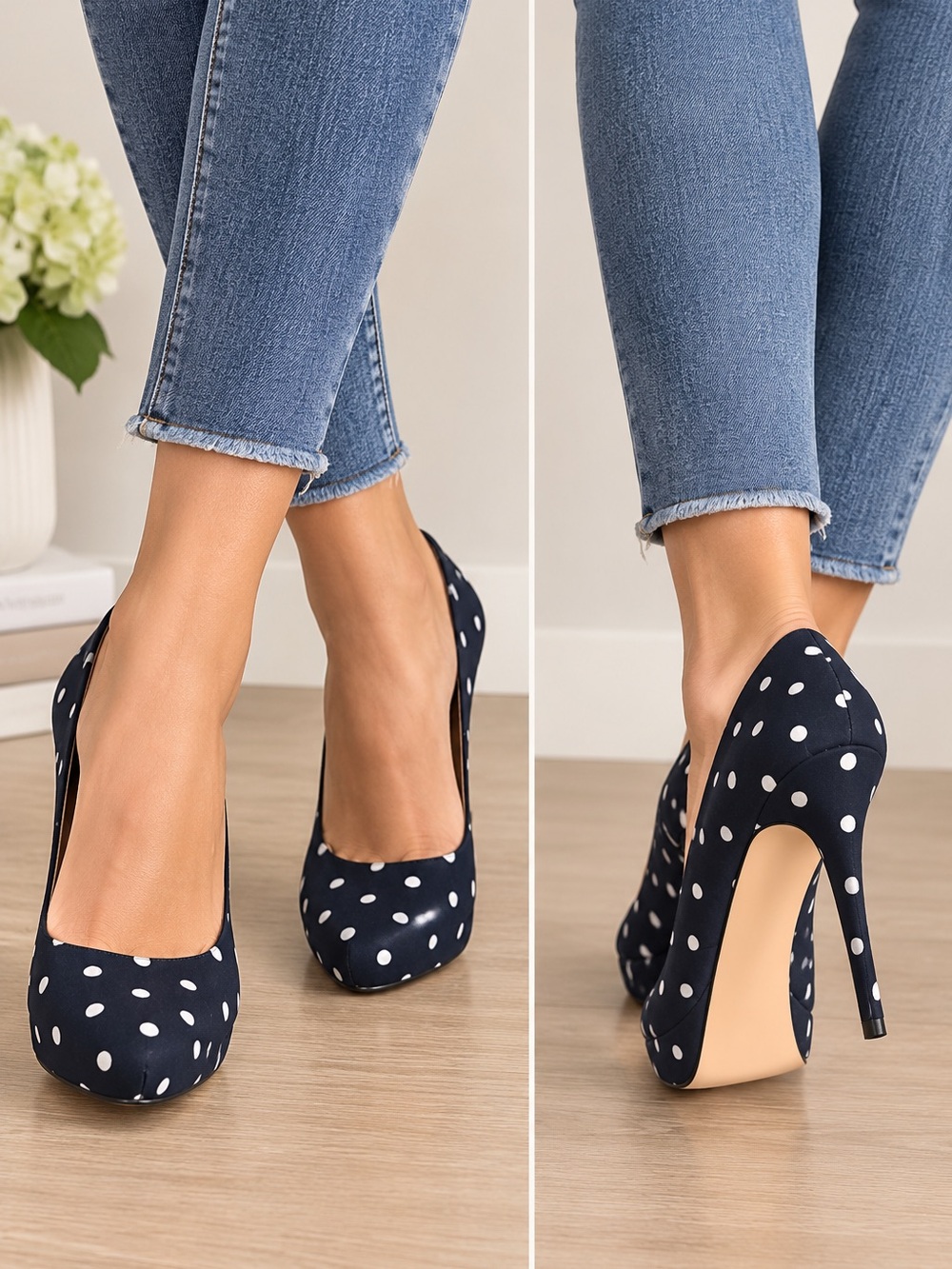 Madden Girl Y2K Polka Dot Platform
Heels Size 6